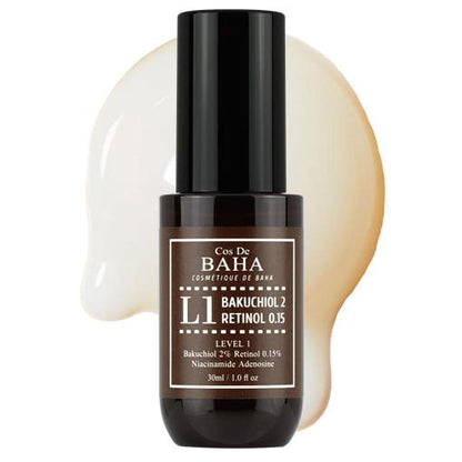 Cos De BAHA L1 Bakuchiol 2% + Retinol 0.15% Serum 30ml - Daebak
