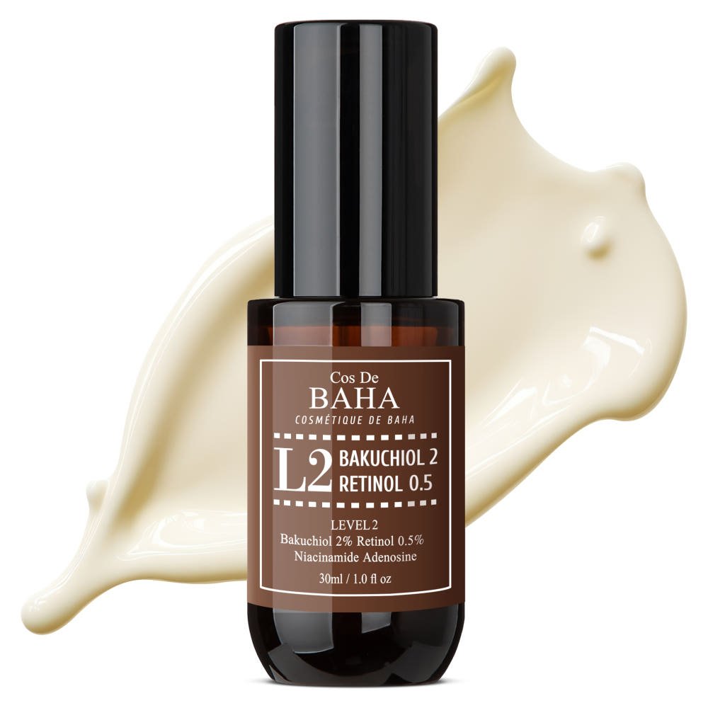 Cos De BAHA L2 Bakuchiol 2% + Retinol 0.5% Serum 30ml - Daebak
