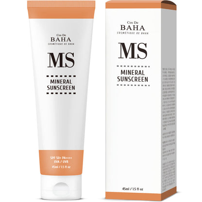 Cos De BAHA MS Hydrating Mineral Sunscreen SPF50+PA++++ 45ml