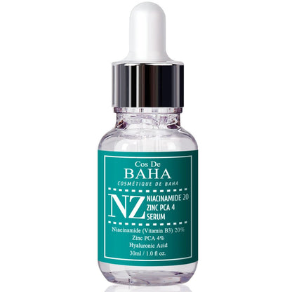 Cos De BAHA NZ Niacinamide 20% + Zinc 4% Serum 30ml - Daebak