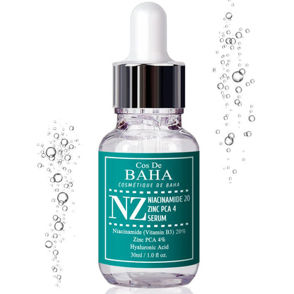 Cos De BAHA NZ Niacinamide 20% + Zinc 4% Serum 30ml - Daebak