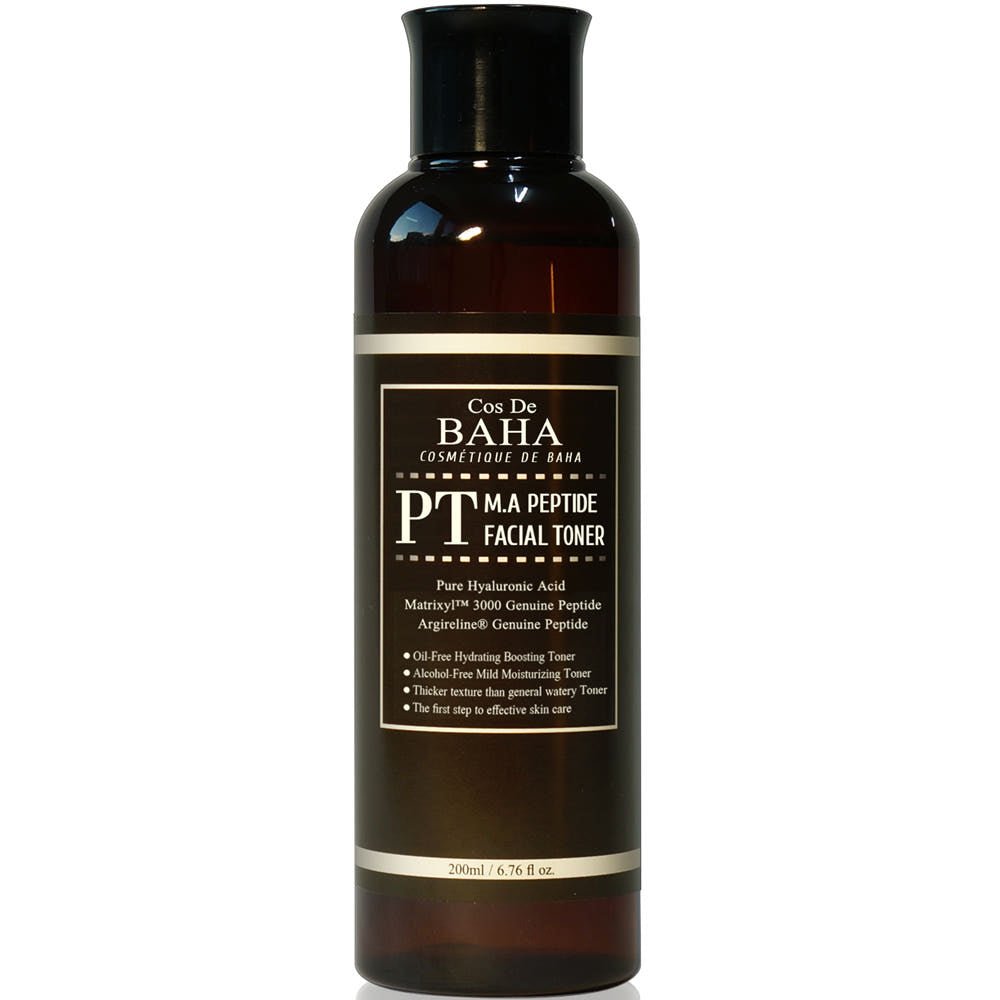 Cos De BAHA PT M.A Peptide Facial Toner (Peptide Complex Facial Toner with Matrixyl 3000 & Argireline) 200ml - Daebak