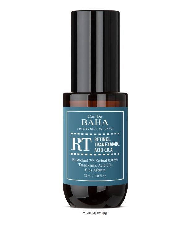 Cos De BAHA RT Retinol 0.02% + Tranexamic Acid & Bakuchiol 2% Serum 30ml - Daebak