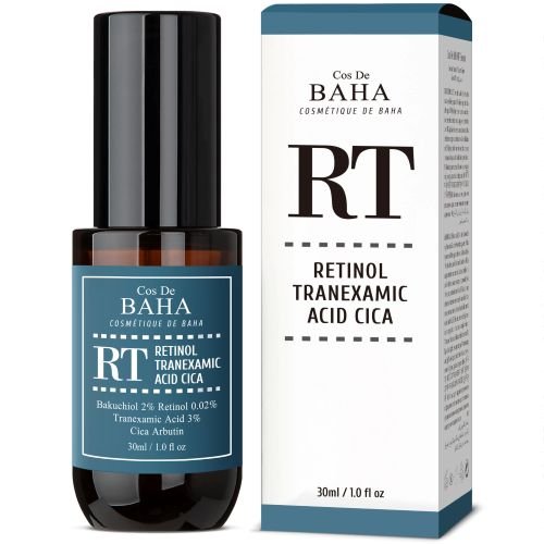 Cos De BAHA RT Retinol 0.02% + Tranexamic Acid & Bakuchiol 2% Serum 30ml - Daebak