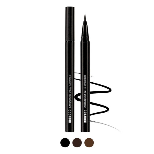 COSNORI Super Proof Fitting Brush Eyeliner 0.6g (3 Colors) - Daebak