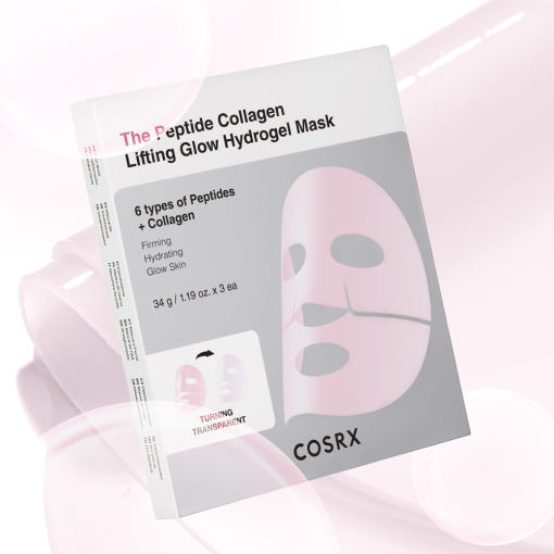 COSRX The Peptide Collagen Lifting-Glow-Hydrogelmaske 34g X 3 Stück