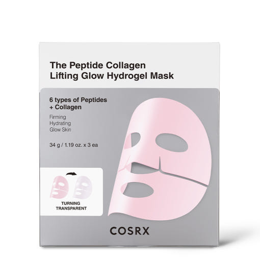 COSRX The Peptide Collagen Lifting-Glow-Hydrogelmaske 34g X 3 Stück