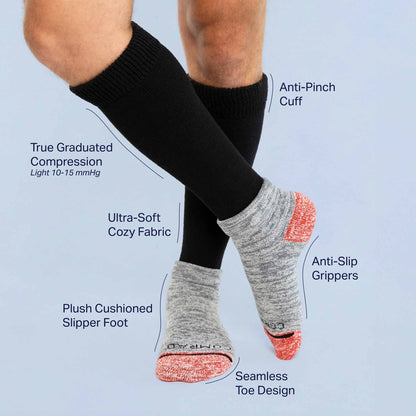 CozyGrip Compression Slipper Socks - Daebak