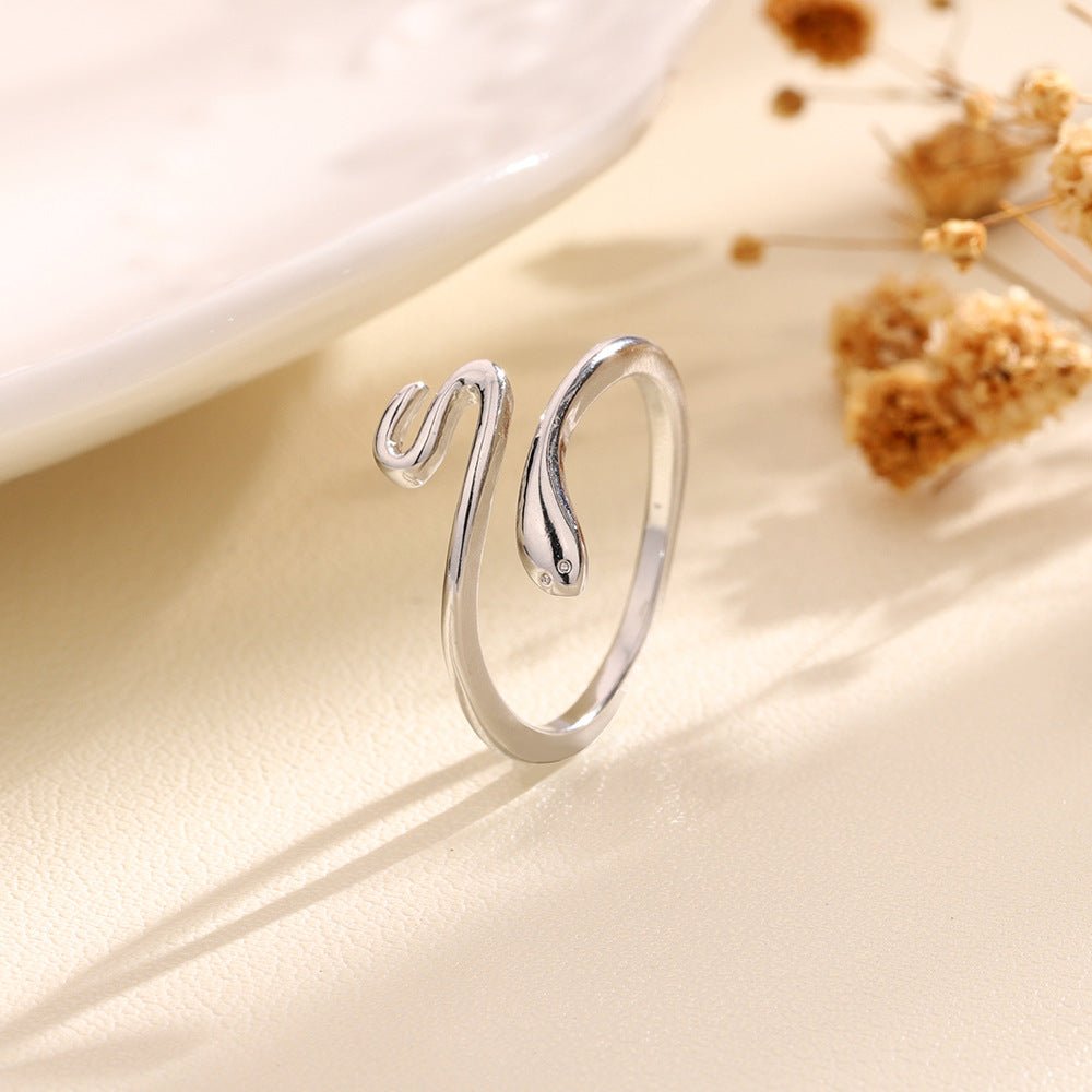 Creative Simulated Snakes Korean Style Graceful Rings - Daebak