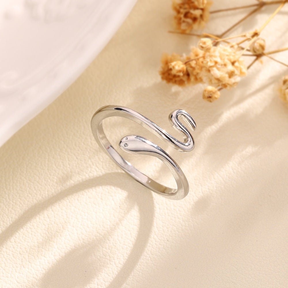 Creative Simulated Snakes Korean Style Graceful Rings - Daebak