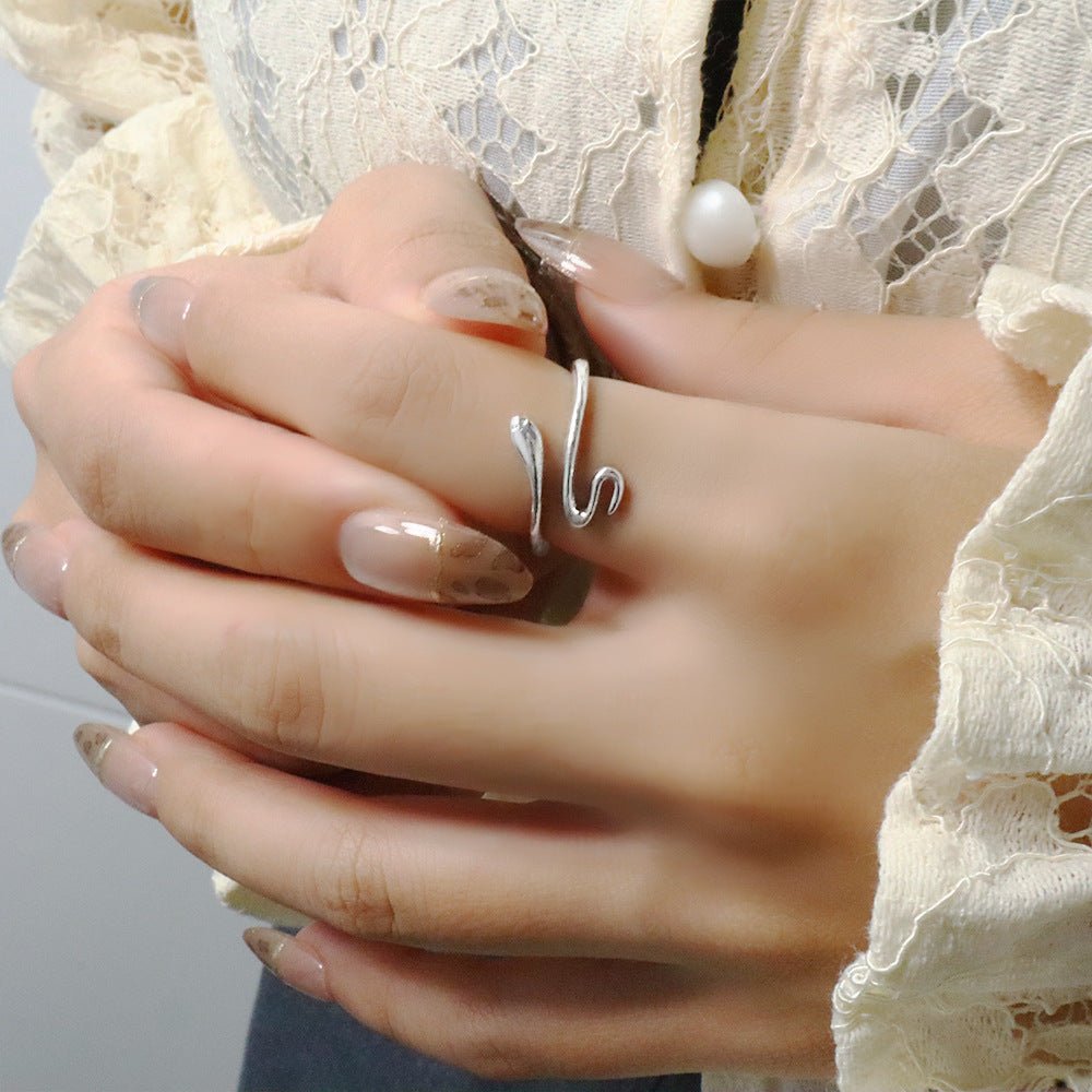 Creative Simulated Snakes Korean Style Graceful Rings - Daebak