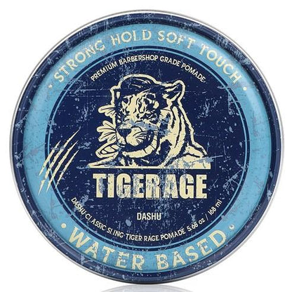 DASHU Classic Tigerage Pomade Water Based Strong Hold Hair Styling Wax For Men 168ml - Daebak