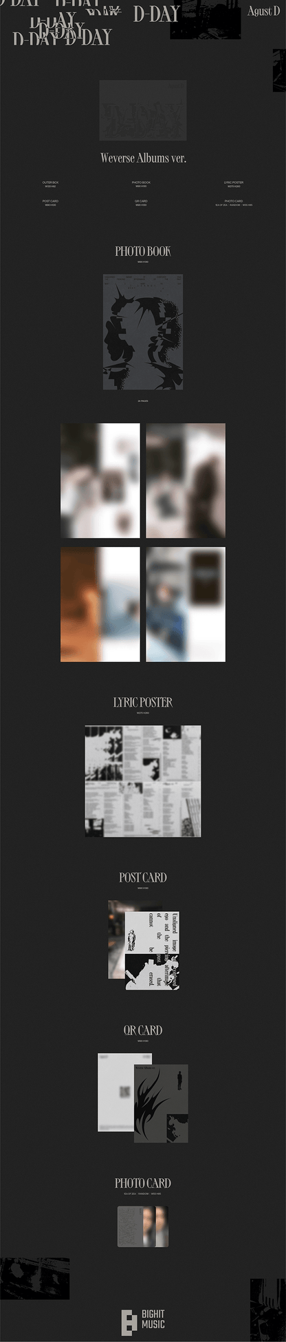 Agustd D-Day Weverse Album Version