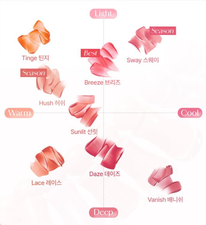 [DEAR DAHLIA] Dressy Glow Tint 4g (8colors) - Daebak