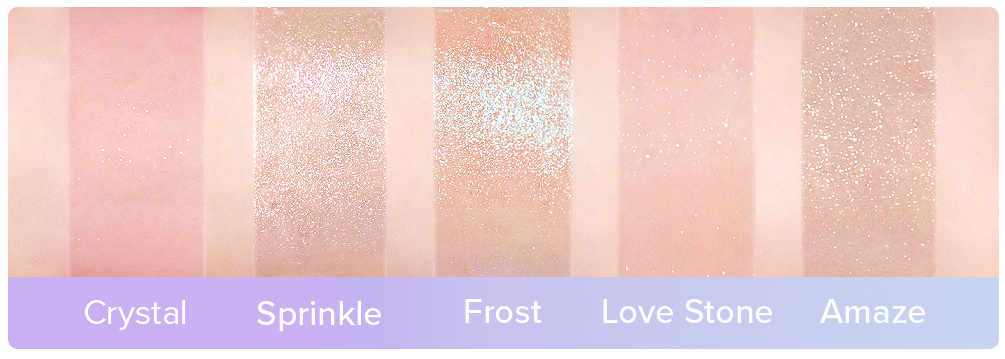 [DEAR DAHLIA] Gloss labial cintilante Paradise (4 cores)