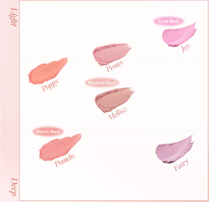 [DEAR DAHLIA] Petal Blur Cream Blush 4g (6colors) - Daebak