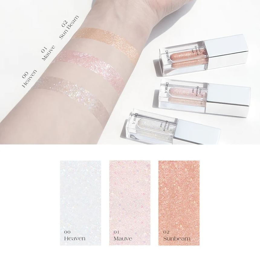 Dear.A Vegan Glitter Eyeshadow 1.4g (2colors) - Daebak