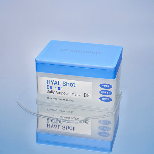 DERMATORY Hyal Shot Barrier tägliche Ampullen-Maske B5 350ml (30ea)