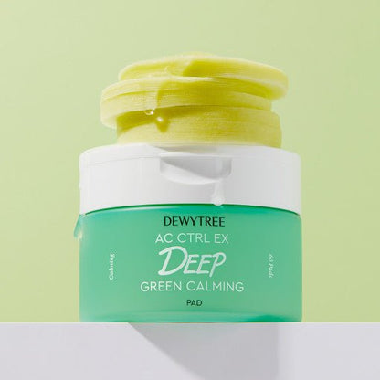 DEWYTREE AC Ctrl Deep Green Calming Pad 180g(60 Pads) - Daebak