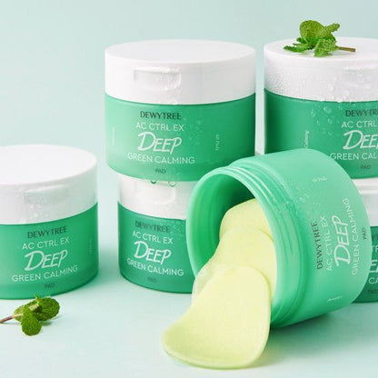 DEWYTREE AC Ctrl Deep Green Calming Pad 180g(60 Pads) - Daebak