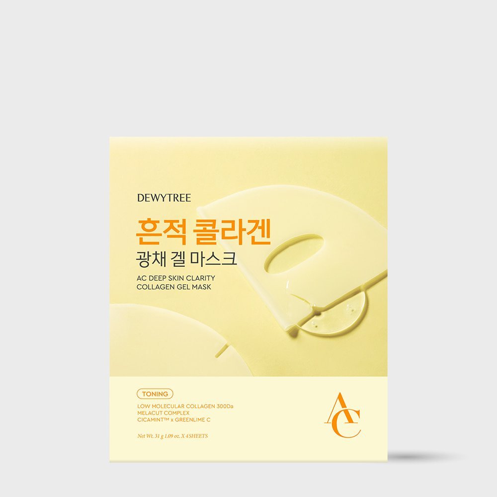 DEWYTREE AC Deep Skin Clarity Collagen Gel Mask 31g X 4ea - Daebak