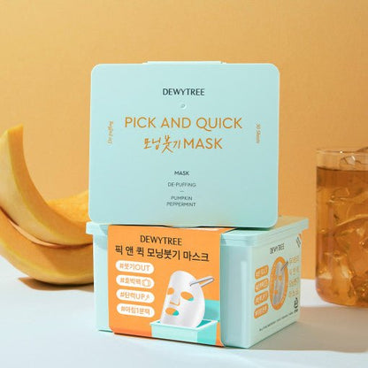DEWYTREE PICK & QUICK De-Puff Morning Mask 30ea - Daebak