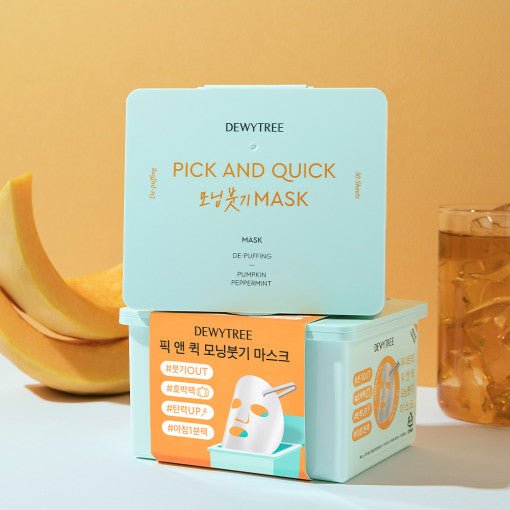 DEWYTREE PICK & QUICK De-Puff Morning Mask 30ea - Daebak