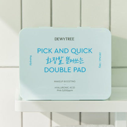 DEWYTREE PICK & QUICK Makeup Boosting Double Pad 380g(100 Pads) - Daebak