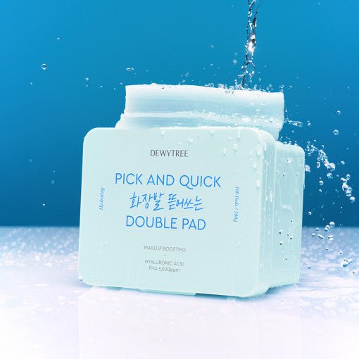 DEWYTREE PICK & QUICK Makeup Boosting Double Pad 380g(100 Pads) - Daebak
