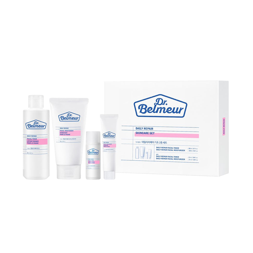 Set de reparación diaria de la piel Dr.Belmeur (tónico de 200 ml + hidratante de 120 ml)