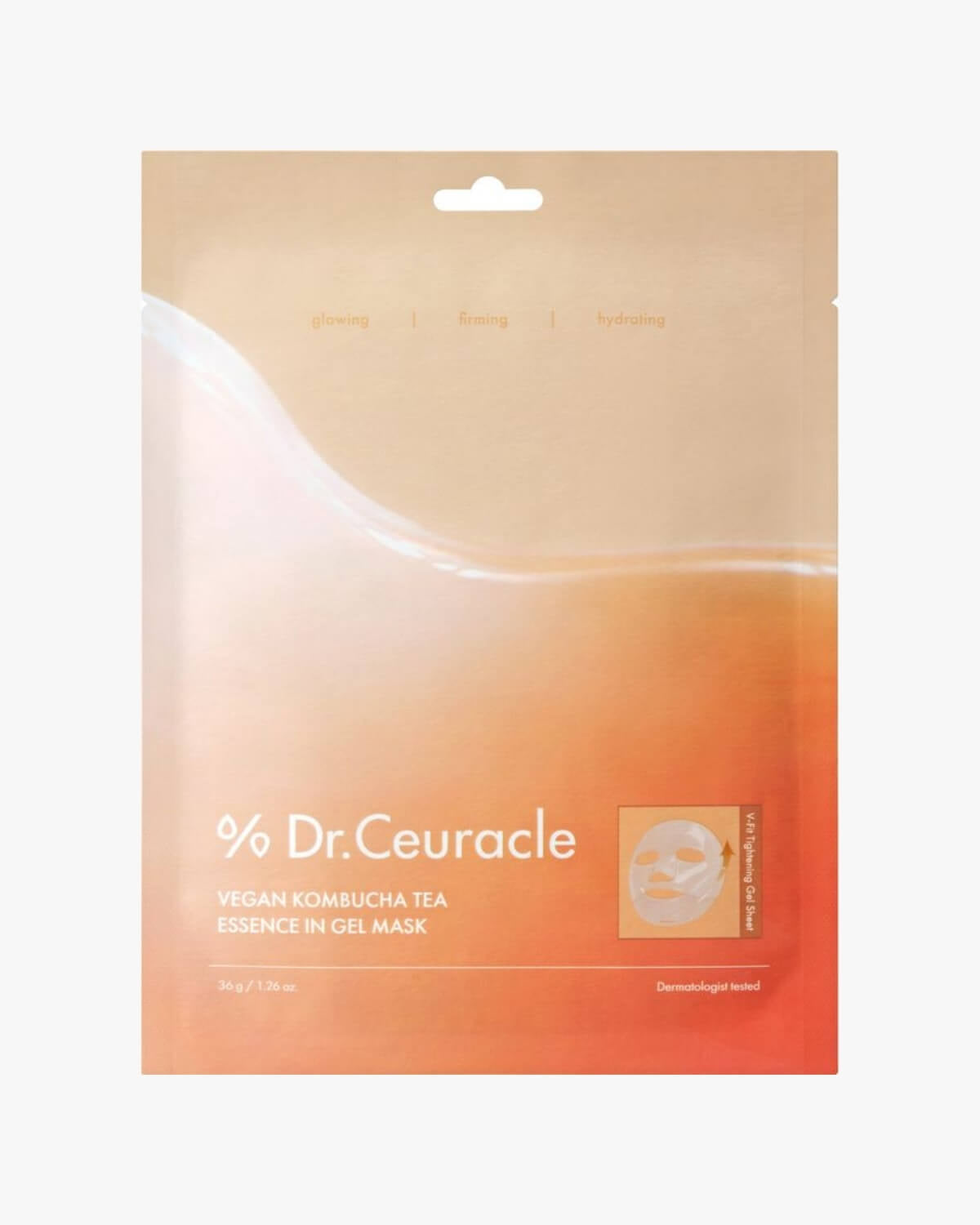 Dr. Ceuracle Vegan Kombucha Tea Essence in Gel Mask - Daebak