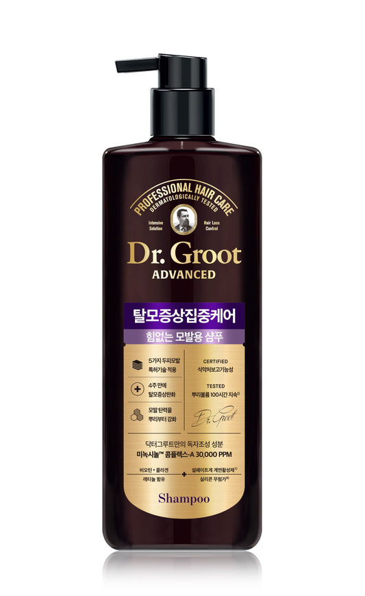 Shampoo Dr.Groot Advanced Hair Loss Care per capelli diradati e deboli 700ml