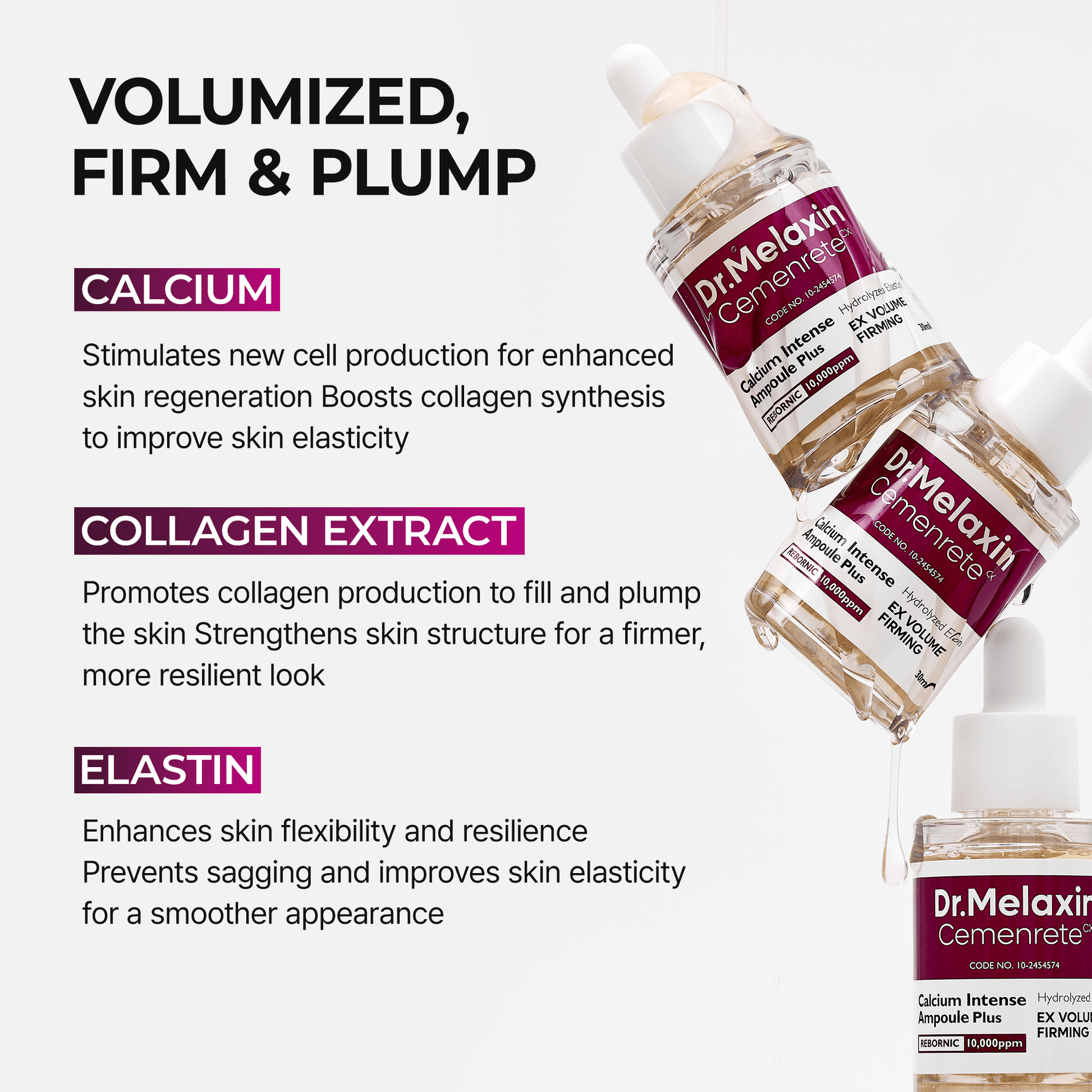 Dr. Melaxin Cemenrete Calcium Volume Ampoule Plus - Daebak