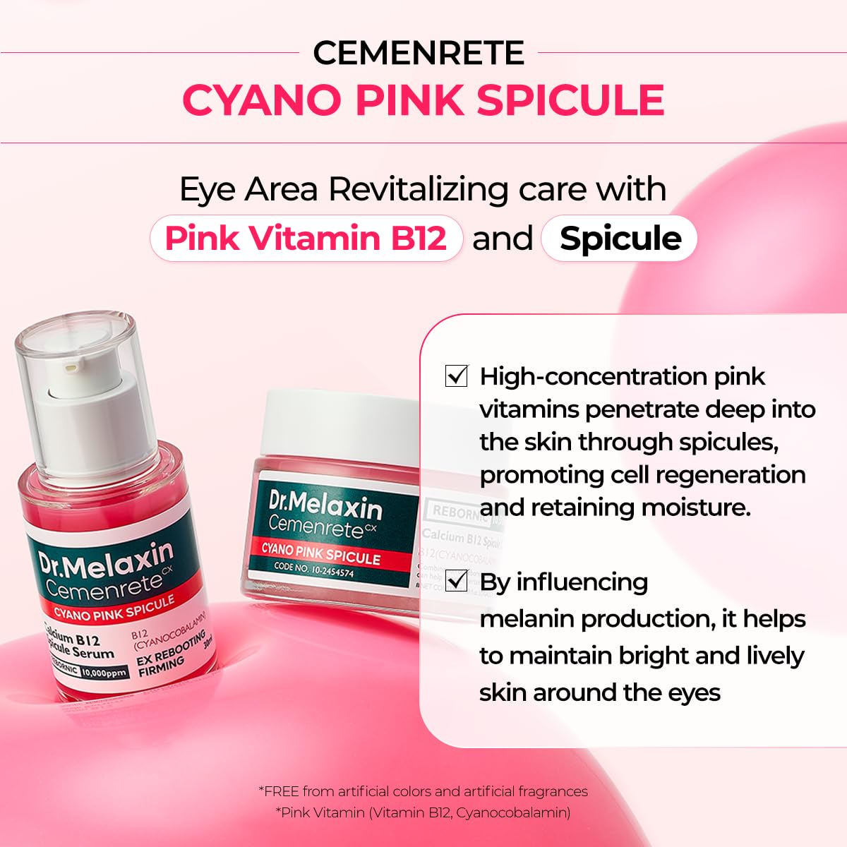 Dr. Melaxin Cemenrete Cyano Pink Spicule Serum - Daebak
