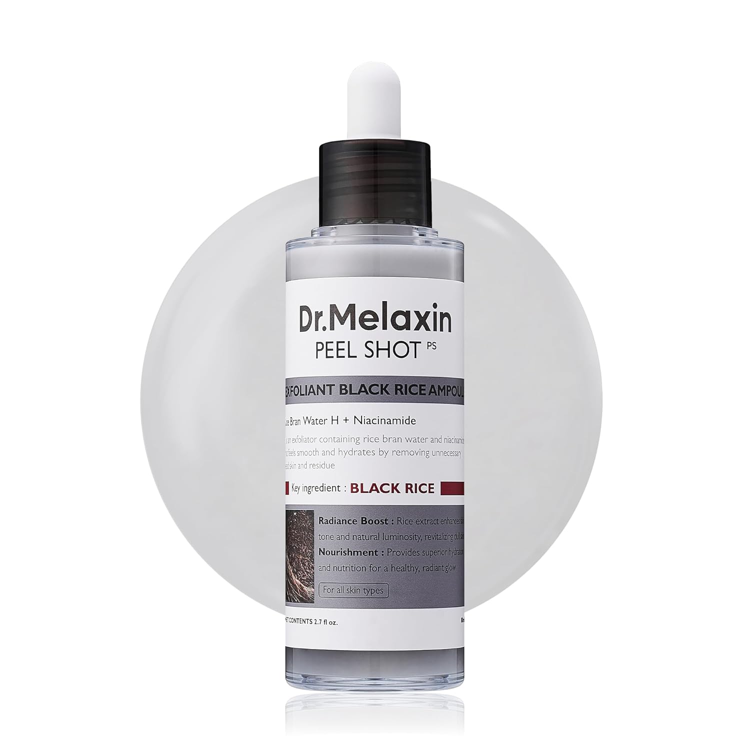 Dr. Melaxin Peel Shot Exfoliant Black Rice Ampoule - Daebak