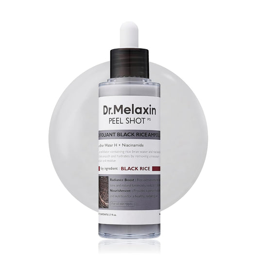 Dr. Melaxin Peel Shot Exfoliant Black Rice Ampoule - Daebak