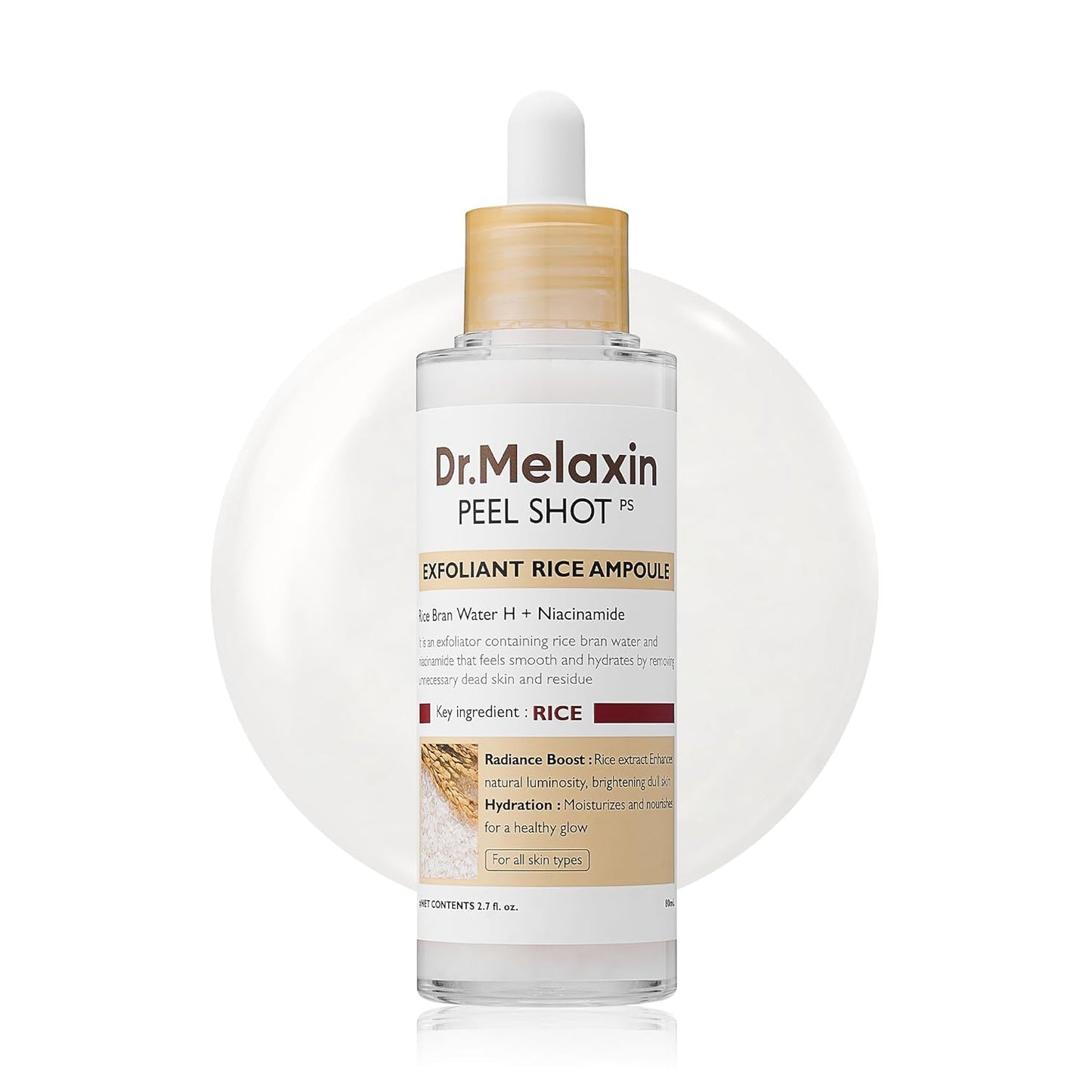 Dr. Melaxin Peel Shot Exfoliant Rice Ampoule - Daebak