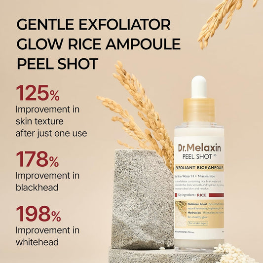 Dr. Melaxin Peel Shot Exfoliant Rice Ampoule - Daebak