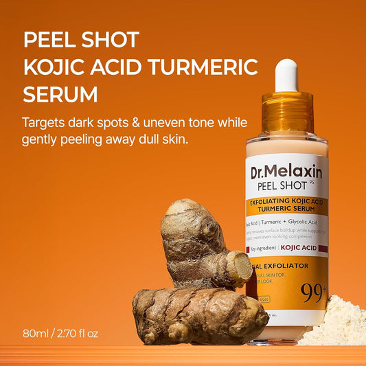 Dr. Melaxin Peel Shot Exfoliating Kojic Acid Turmeric Serum - Daebak