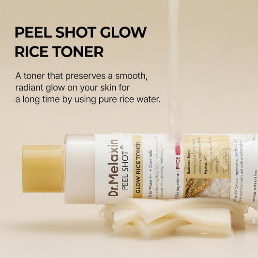 Dr. Melaxin Peel Shot Glow White Rice Toner - Daebak