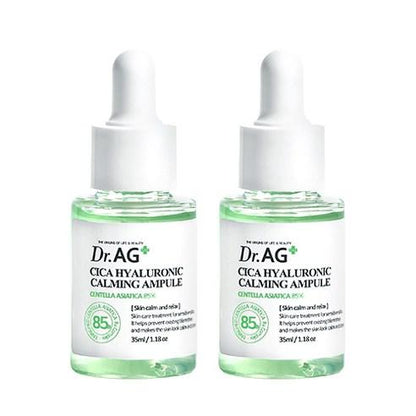 Dr.AG+ Cica Hyaluronic Calming Ampoule 35ml X 2ea - Daebak