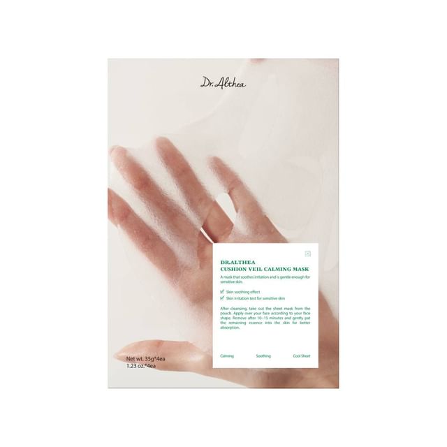 Dr.Althea Cushion Veil Calming Mask Sheet 28g X 4ea - Daebak
