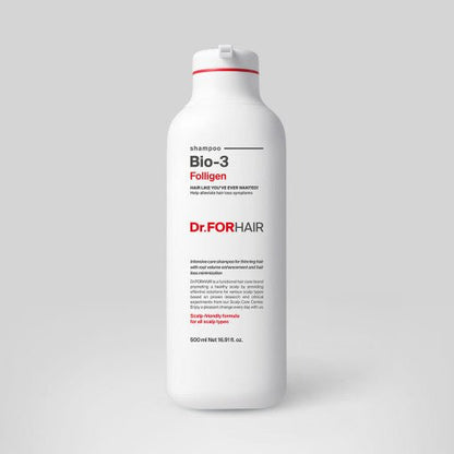 Dr.FORHAIR Bio-3 Folligen Shampoo 500ml - Daebak