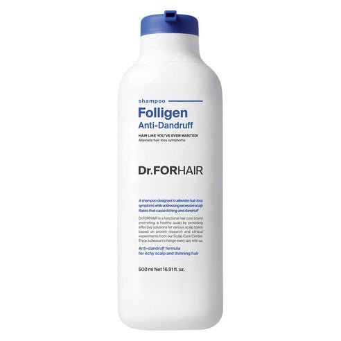 Dr.FORHAIR Folligen Anti-Dandruff Shampoo 500ml - Daebak