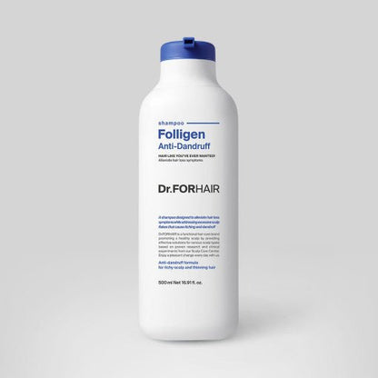 Dr.FORHAIR Folligen Anti-Dandruff Shampoo 500ml - Daebak