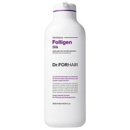 Dr.FORHAIR Folligen Silk Shampoo 500ml - Daebak