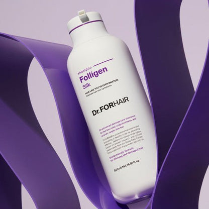 Dr.FORHAIR Folligen Silk Shampoo 500ml - Daebak