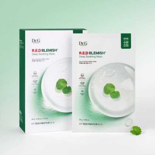 Dr.G RED BLEMISH Deep Soothing Mask 28g X 10ea - Daebak