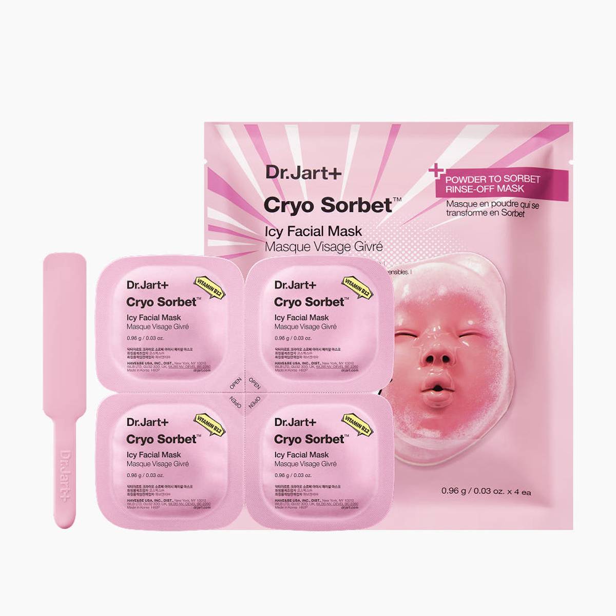 Dr.Jart+ Cryo Sorbet Icy Facial Mask 0.96g X 4ea - Daebak