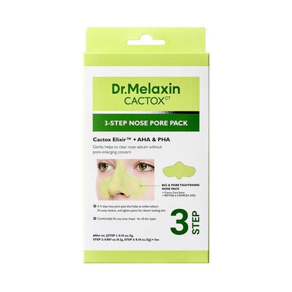 Dr.Melaxin Cactox 3-Step Nose Pore Pack 3P - Daebak